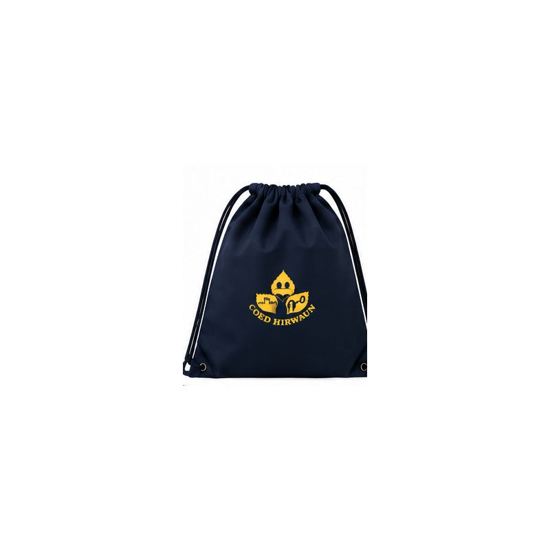 Coed Hirwaun school uniform mock-up with approved small school crest