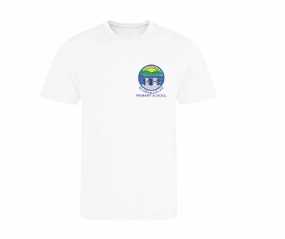 Blaenbaglan Primary school sports T-shirt with printed school crest