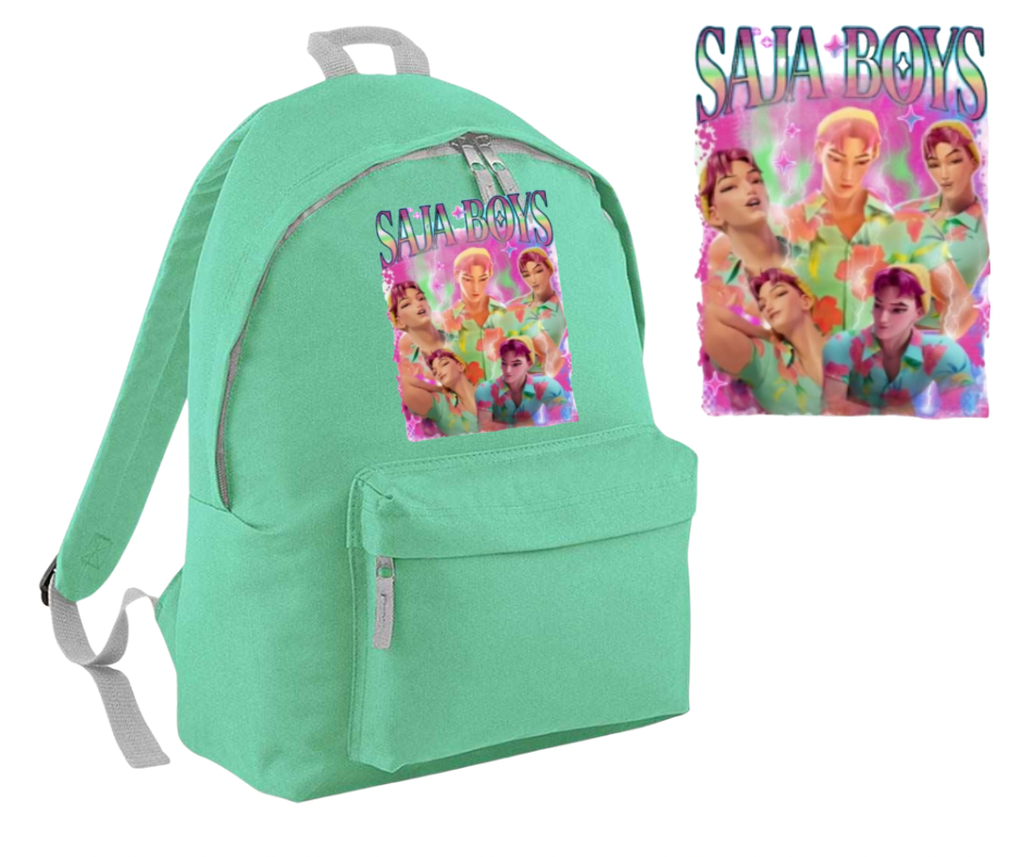 SAJA BOYS Backpack – Vibrant Fan Edition