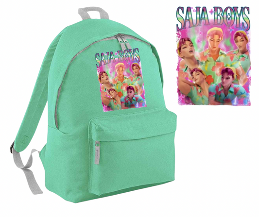 SAJA BOYS Backpack – Vibrant Fan Edition