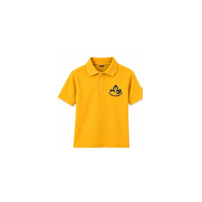 Coed Hirwaun school uniform mock-up with approved small school crest